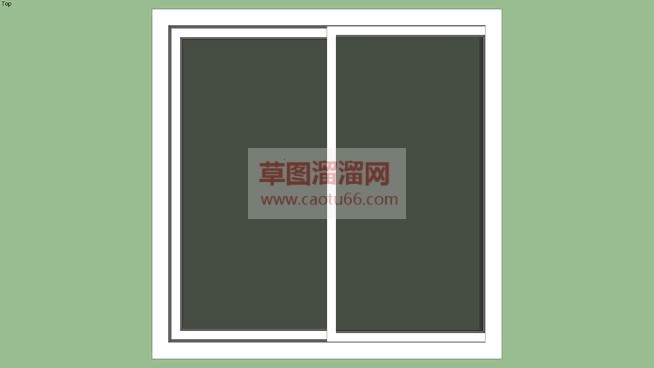 推窗玻SU模型