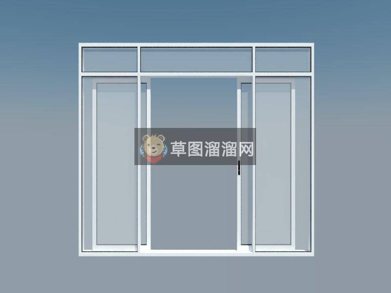 推拉门SU模型