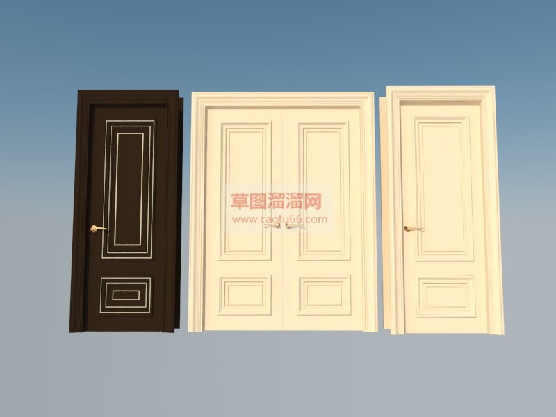 有没有带门框SU模型