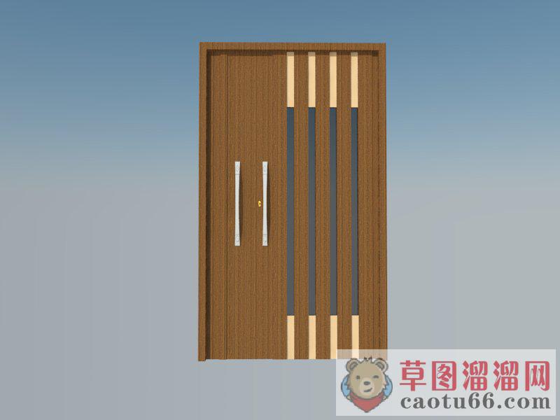 室内门木门SU模型
