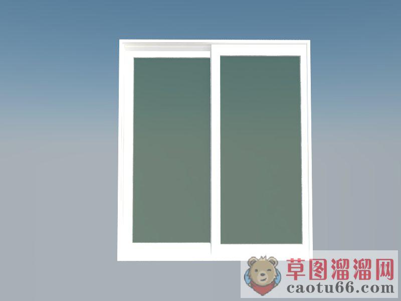 玻璃窗窗户窗子SU模型