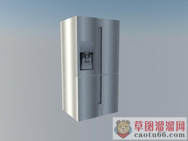 双开门冰箱家电SU模型