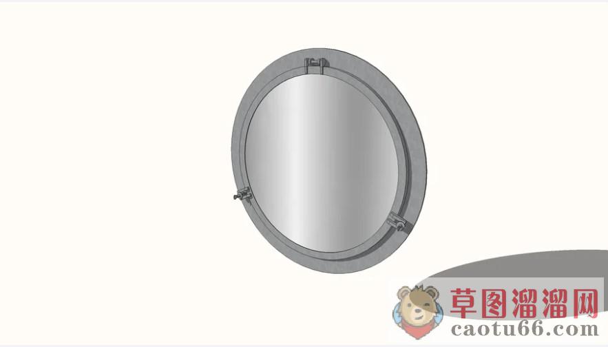 舷窗镜子SU模型