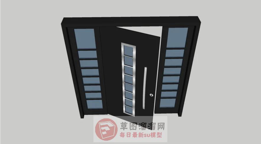 前门SU模型