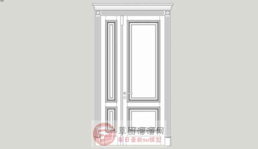 室内门卧室门房间门SU模型