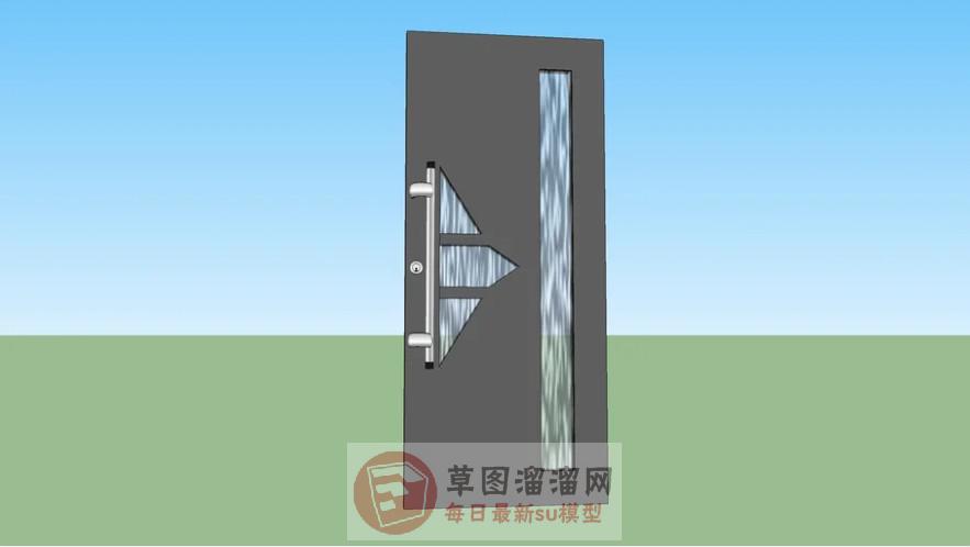 室内门KTV门SU模型