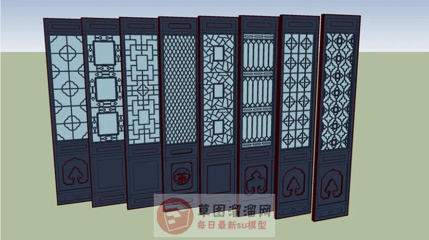 清明门窗SU模型