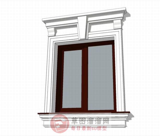 窗户窗口SU模型