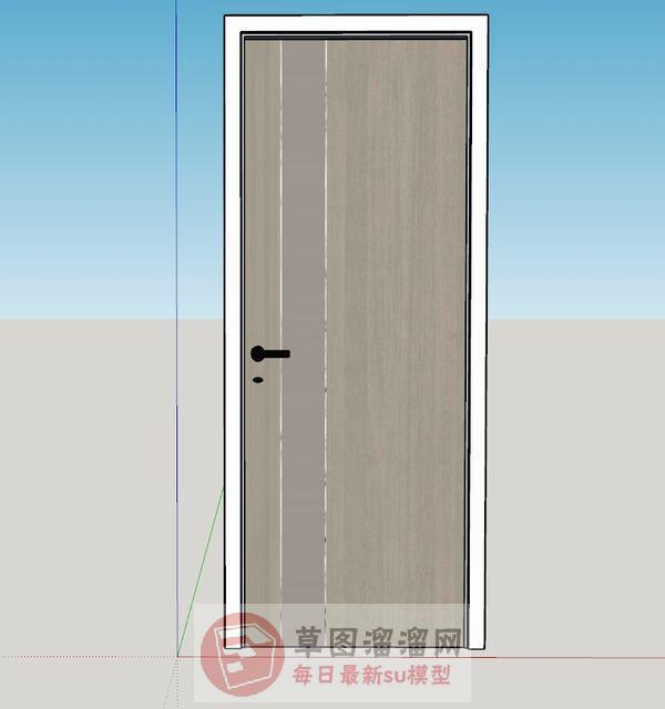 门套门卧室门SU模型