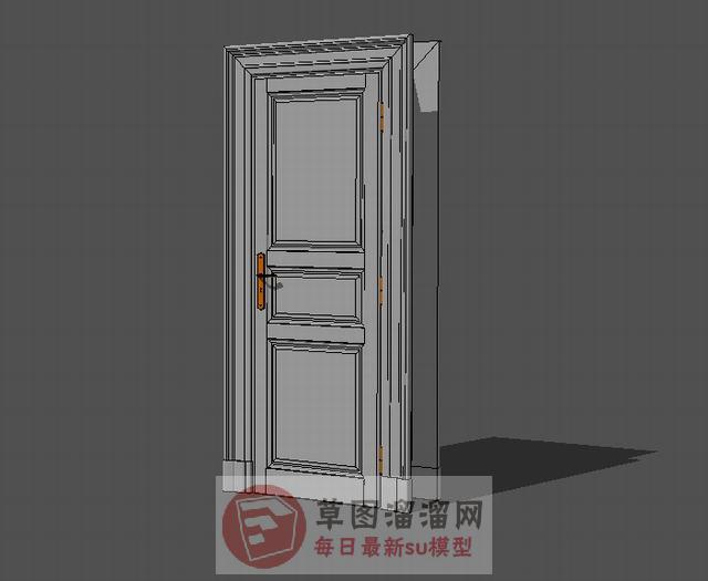 室内门房间门卧室门SU模型