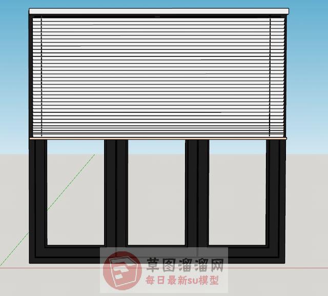窗户百叶窗SU模型