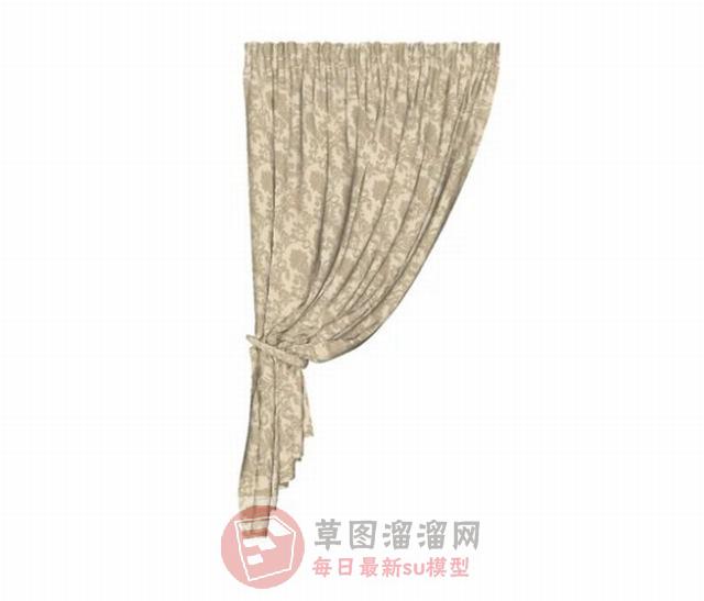 窗帘SU模型