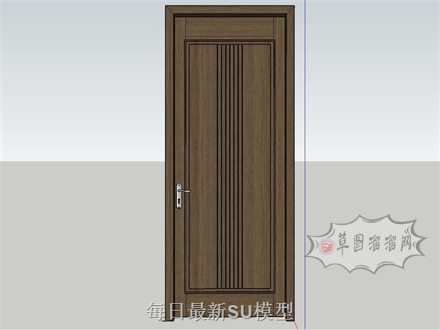 室内门卧室门房间门SU模型