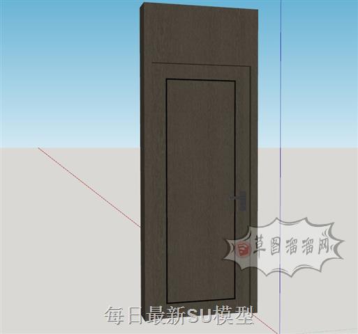 卧室门房间门SU模型