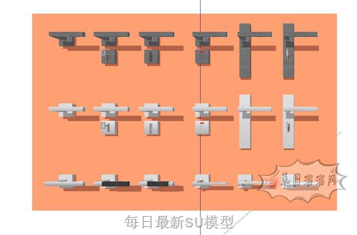 门把手门把手SU模型