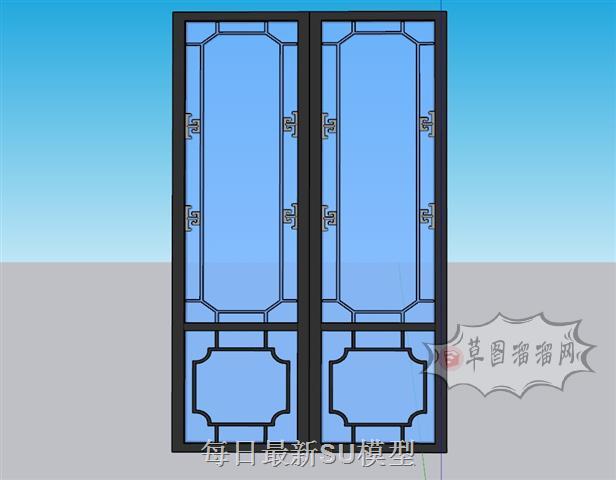 门窗SU模型