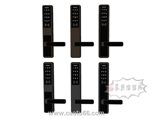指纹锁密码锁SU模型