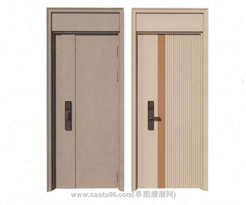 室内门房门SU模型