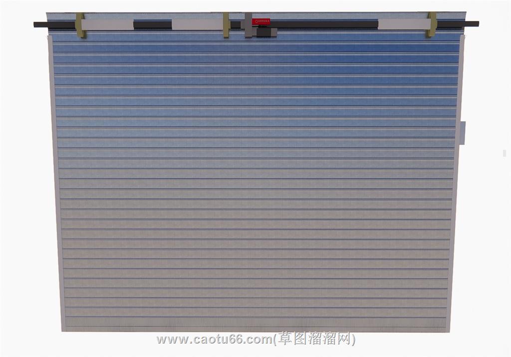 卷帘门车库门SU模型