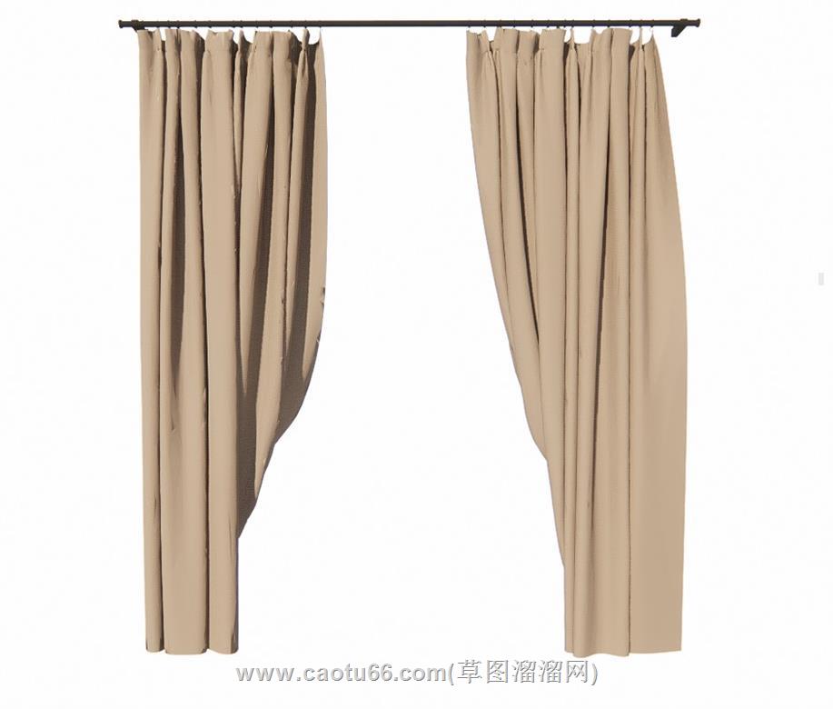 窗帘SU模型