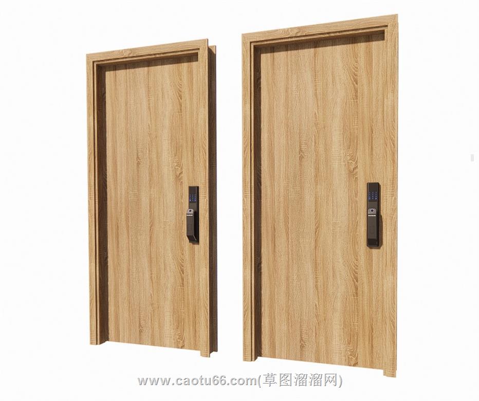 房门卧室门SU模型
