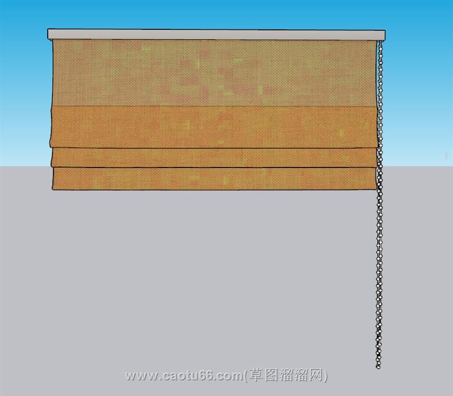 窗帘SU模型