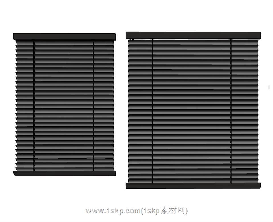 百叶窗SU模型