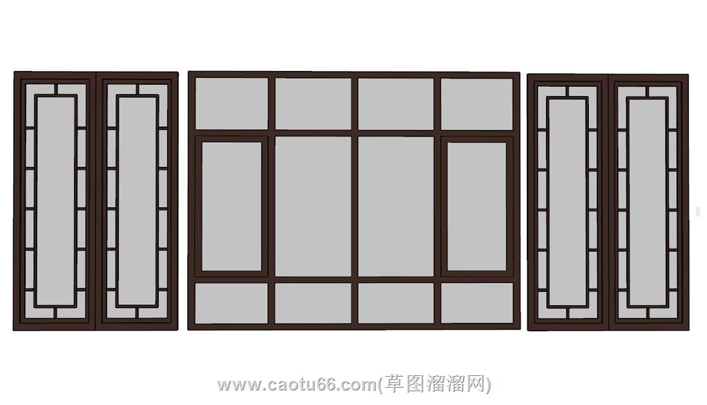 门窗SU模型