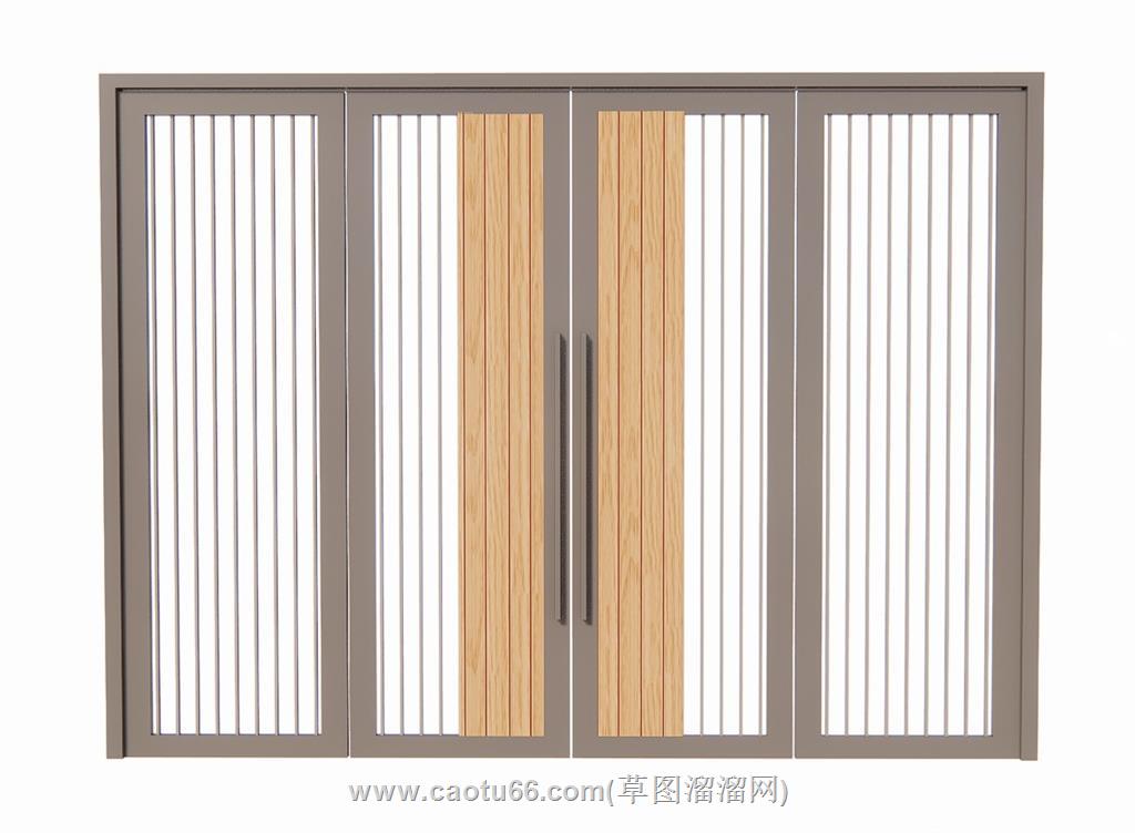 铁艺门SU模型
