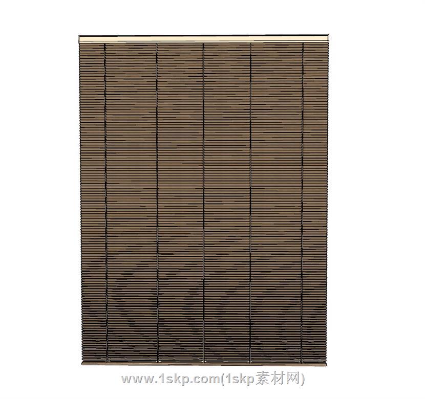 竹帘百叶帘SU模型