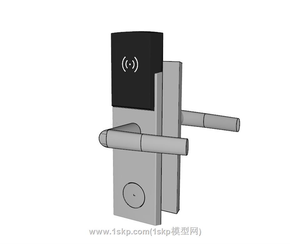 智能锁指纹锁SU模型