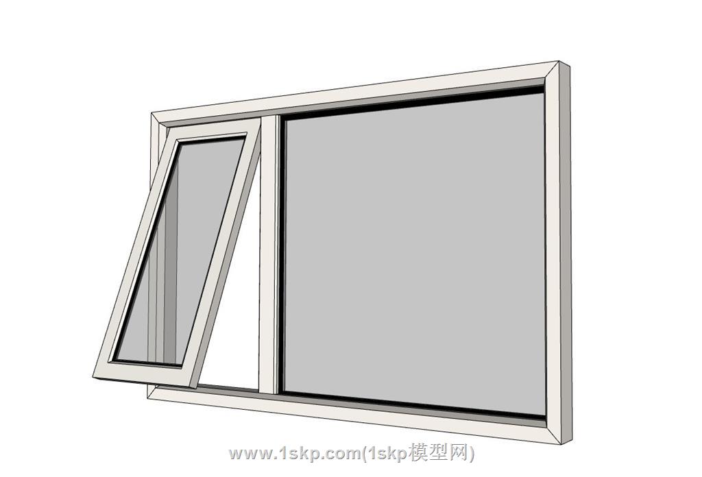 推拉窗SU模型