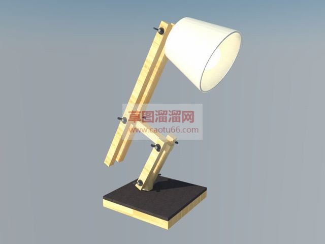 台灯灯具SU模型