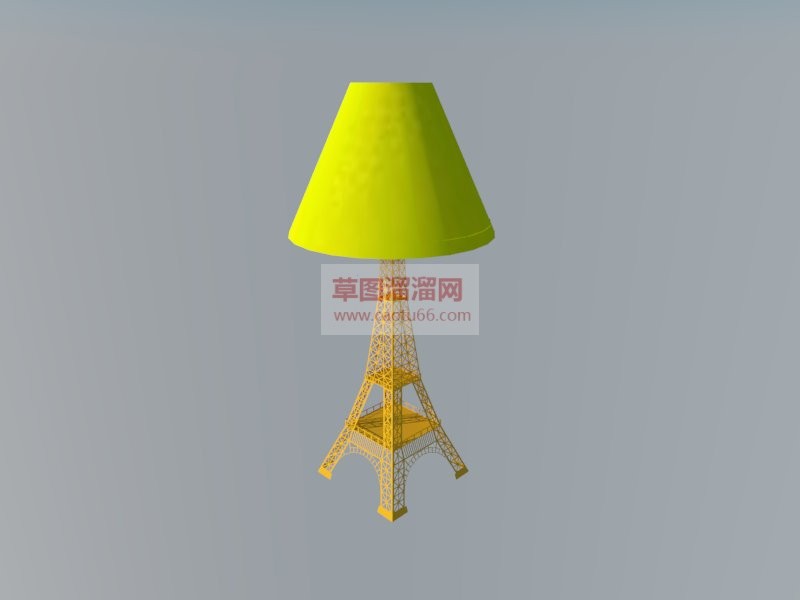 艾弗尔铁塔台灯灯具SU模型