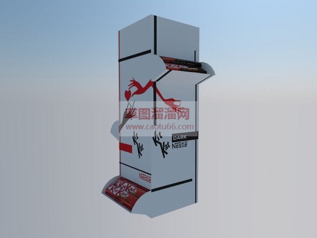 灯箱展示柜SU模型