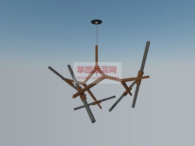 吊灯灯具SU模型