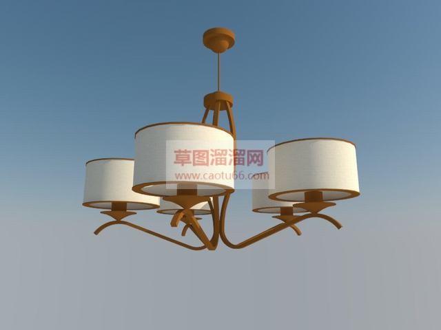 吊灯吸顶灯灯具SU模型