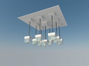 吊灯灯具SU模型