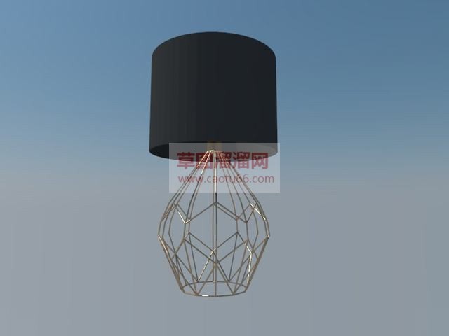 桌灯台灯灯具SU模型