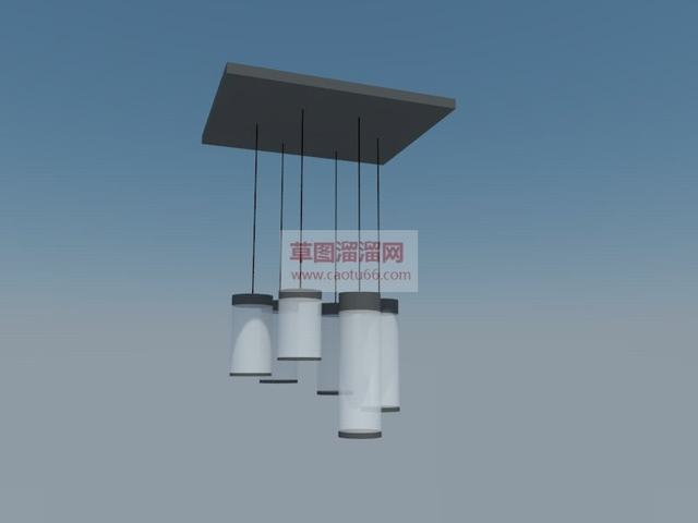 筒灯灯具SU模型