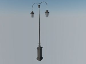 路灯灯具SU模型