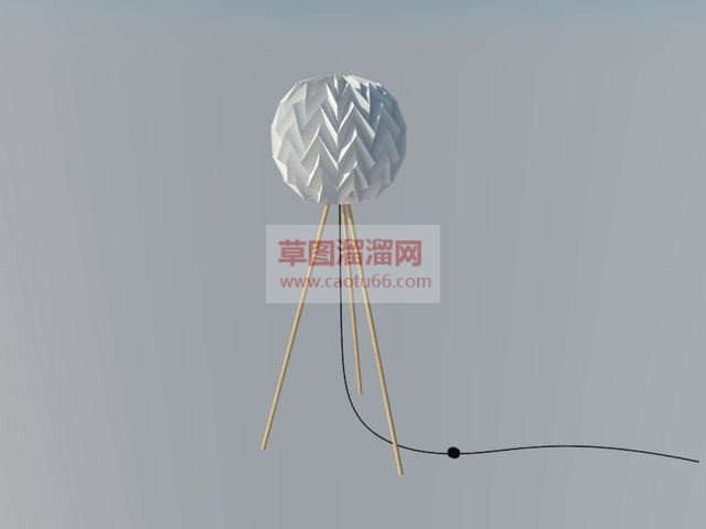 落地灯灯具SU模型