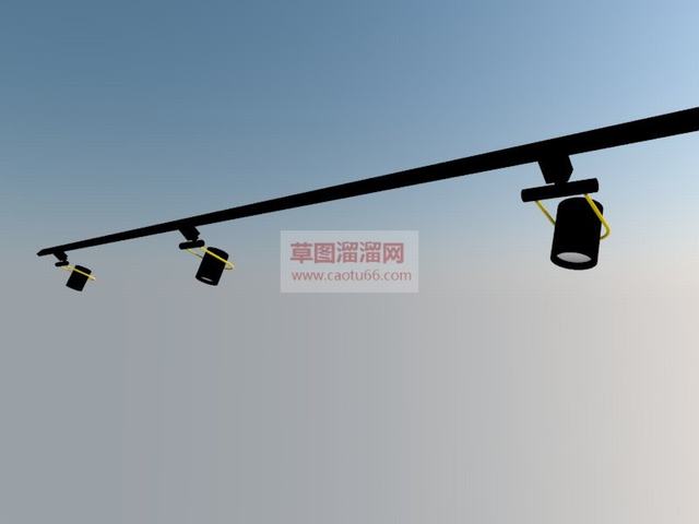 轨道灯SU模型