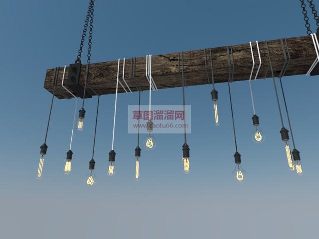 吊灯灯具SU模型