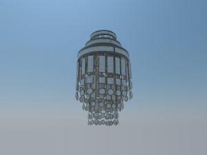藏式吊灯灯具SU模型