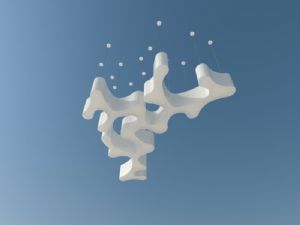 异结构吊灯灯具SU模型 免费sketchup模型下载