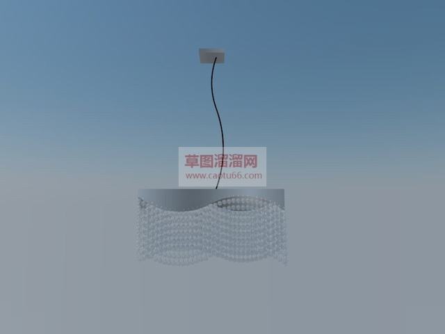 吊灯灯具SU模型
