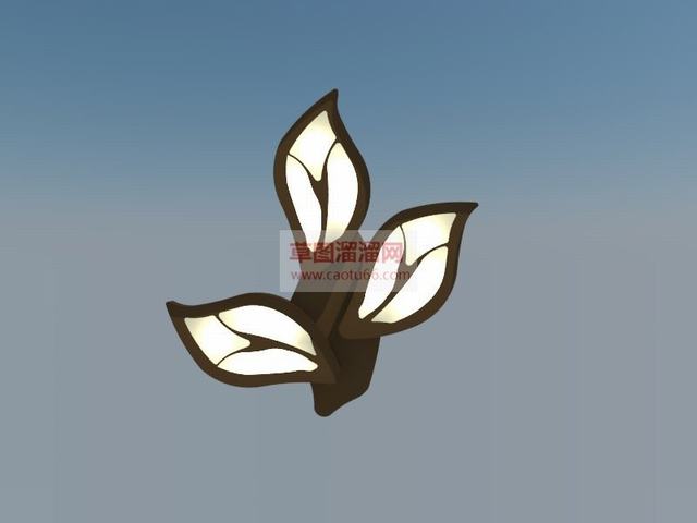 LED叶子造型SU模型