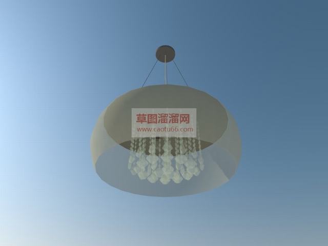 水晶装饰吊灯SU模型