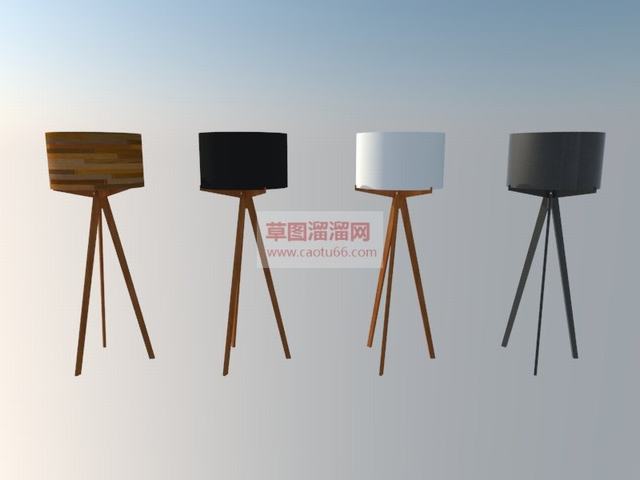 落地灯灯具装饰灯SU模型